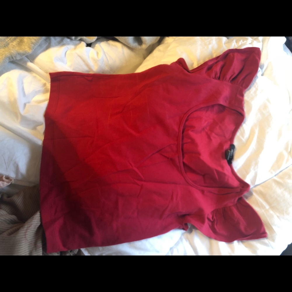 Red Crop Top